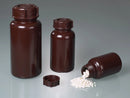 0320-1000 Frasco redondo de cuello ancho LDPE marrón 1000 ml- Quimivitalab