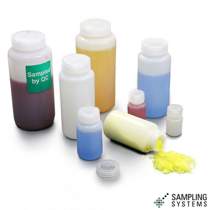 8126H-30 Botella boca ancha, PP/HDPE, 30 ml, color natural (72 uds) - Quimivitalab